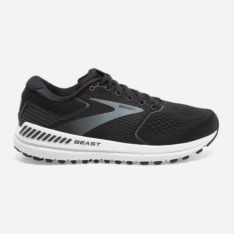 Brooks Beast '20 Mens Road Running Shoes Ireland Black/Ebony/Grey/Charcoal (YAWT-32516)